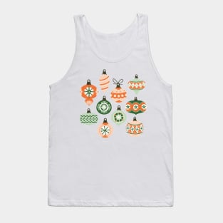 Vintage Christmas Ornaments Tank Top